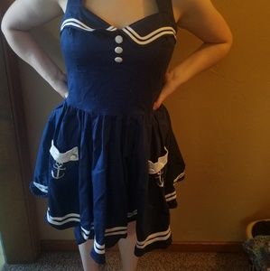Hell Bunny Vixen Sailor Dress